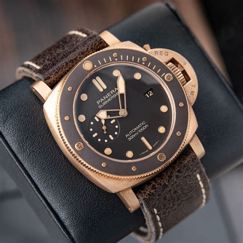 panerai luminor submersible bronzo replica|Review: Panerai Luminor Submersible Bronze .